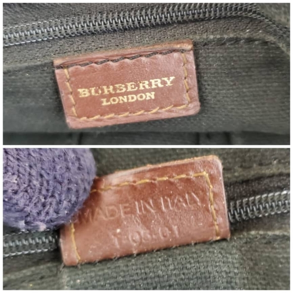 Authentic BURBERRY Classic Check Haymarket Satchel Bag - Picture 2 of 12